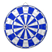 Blue and White Dart Board Dartscheibe (vorne)
