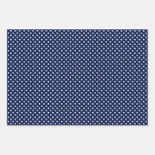 Blue and White Elephant Baby Dusche Geschenkpapier Set (Vorderseite 2)