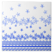 Blue and White floral design, Fliese (Vorderseite)