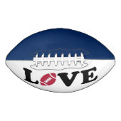 Blue and White Football with Love (Vorderseite)