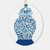 Blue and White Ginger Jar Keramik Ornament (Links)