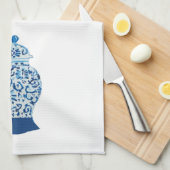 Blue and White Ginger Jars Geschirrtuch (Viertel Falte)