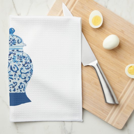 Blue and White Ginger Jars Geschirrtuch (Viertel Falte)