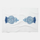 Blue and White Ginger Jars Geschirrtuch (Horizontal)