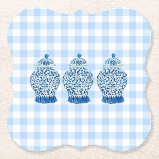 Blue and White Ginger Jars Untersetzer (Vorderseite)