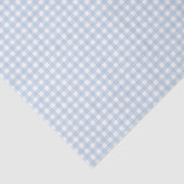 Blue and White Gingham Seidenpapier (Ausschnitt)