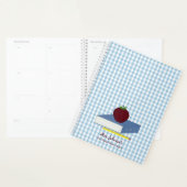 Blue and White Gingham Teacher Planer (Anzeige)