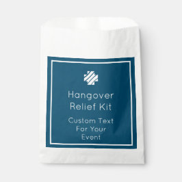 Blue and White Hangover Relief Kit Fvor Bags Geschenktütchen