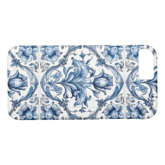 Blue and White Holland Tile Case-Mate iPhone Hülle (Rückseite (Horizontal))