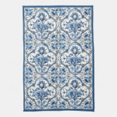 Blue and White Holland Tile Geschirrtuch (Vertikal)