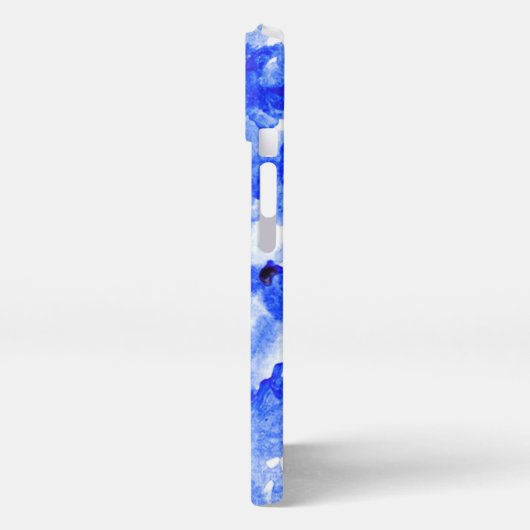 Blue and white i-Phone Case iPhone Hülle (Linke Seite)