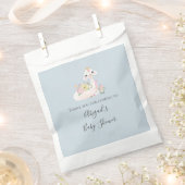 Blue and White Llama Baby Boy Dusche Geschenktütchen (Ausgeschnitten)