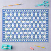 Blue and White Modern Bone Inlay Decoupage Paper Seidenpapier (Basteln)