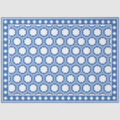 Blue and White Modern Bone Inlay Decoupage Paper Seidenpapier (Vorderseite)