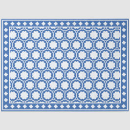 Blue and White Modern Bone Inlay Decoupage Paper Seidenpapier