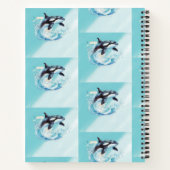 Blue and White Ocean Beach Nautical Notizblock (Rückseite)