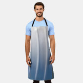 Blue and white plastic container schürze (Getragen)