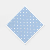 Blue and White Polka Dot Serviette (Ecke)
