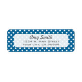 Blue and White Polka Dots (Vorne)
