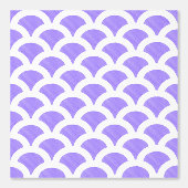 Blue and White Scallop Wallpaper Tapete (Vorderseite)