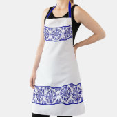 Blue and White Talavera Three Schürze (InSitu)