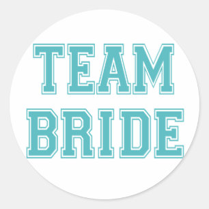 Blue and White Team Bridge Stickers