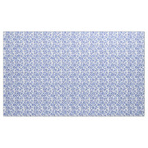 Blue and White Toile De Jouy Vintag Floral