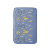 Blue and Yellow Dream Catchers Badematte (Vorderseite Vertikal)