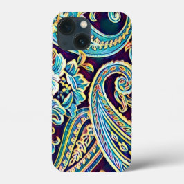 Blue and Yellow Dream Vintag Paisley Case-Mate iPhone Hülle