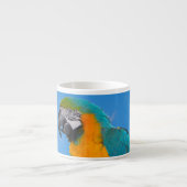 Blue and yellow macaw espressotasse (Vorderseite)