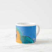 Blue and yellow macaw espressotasse (Vorderseite Rechts)