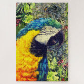 Blue and yellow macaw puzzle (Vertikal)