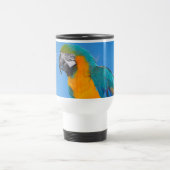 Blue and yellow macaw reisebecher (Mittel)