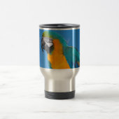 Blue and yellow macaw reisebecher (Mittel)