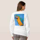 Blue and yellow macaw T-Shirt (Schwarz voll)