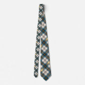 Blue and Yellow Plaid Necktie Tie Krawatte (Rückseite)