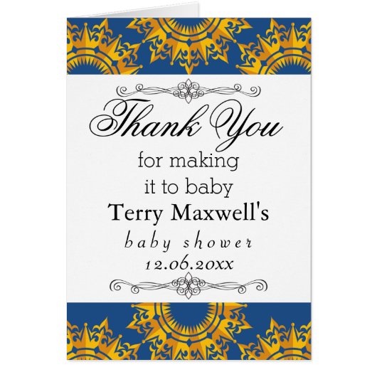 Blue and Yellow Royalty Print (Vorne)