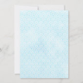 Blue and Yellow Sea Life Dusche by Mail Einladung (Rückseite)