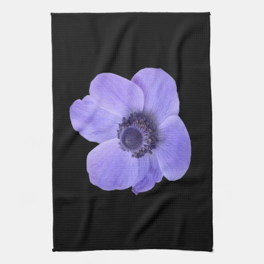 Blue Anemone Küchentuch (Vertikal)