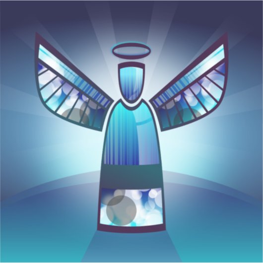 Blue Angel Aufkleber (Vorderseite)