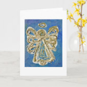 Blue Angel Card Karte (Gelbe Blume)
