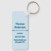 Blue Angel Color Combination Schlüsselanhänger (Rückseite)