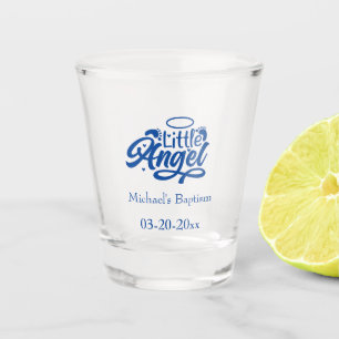 Blue Angel Feet Christening Personalisiert Votive Schnapsglas