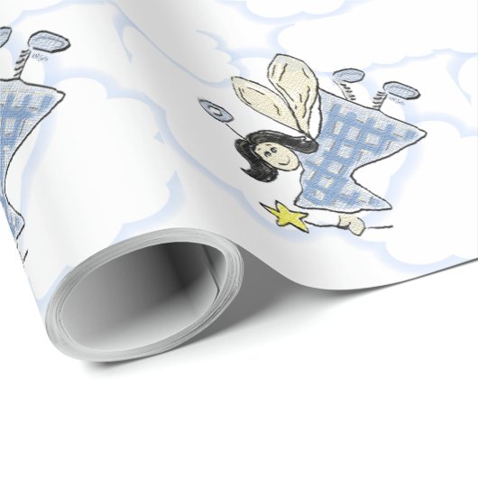 Blue Angel Geschenkpapier (Rolleneckpunkt)