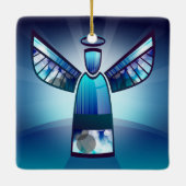 Blue Angel Keramikornament (Rückseite)