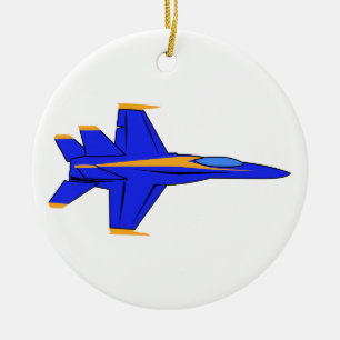 Blue Angel Keramikornament