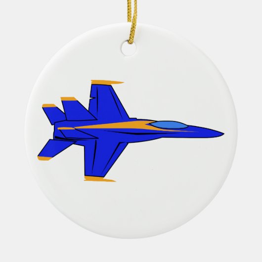 Blue Angel Keramikornament (Vorne)
