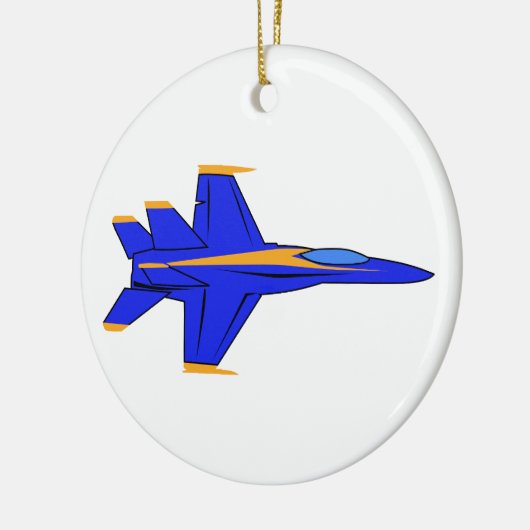 Blue Angel Keramikornament (Links)