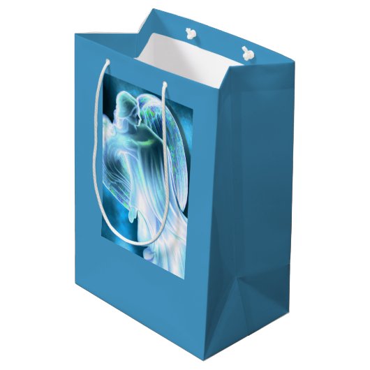 Blue Angel Mittlere Geschenktüte (Rückseite Schrägansicht)