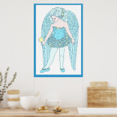 Blue Angel Poster (Küche)